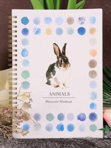 1 PC Sổ tay màu nước, Sổ tay màu nước hoa bó hoa cho người mới bắt đầu, Quà tặng cho người yêu hội họa, Sổ tay màu nước giải trí hàng ngày 5 lựa chọn khác nhau - Sách màu nước - Xem 6