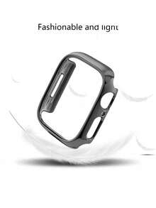 黑色、银色、玫瑰金、金色 PC 硬质材料空心框架无屏幕保护膜 保护壳，防撞防刮适用于 Ultra 3 2 1 系列 SE 10 9 8 7 6 5 4 3 2 1 38mm 40mm 41mm 42mm 44mm 45mm 46mm 49mm，男女通用 - 彩色 - 查看 8