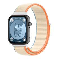 兼容华为 Watch Fit 3 4 4 Pro 耐用尼龙环带透气腕带智能手表手链配件舒适轻便表带适合日常使用和锻炼 - 彩色 - 查看 14