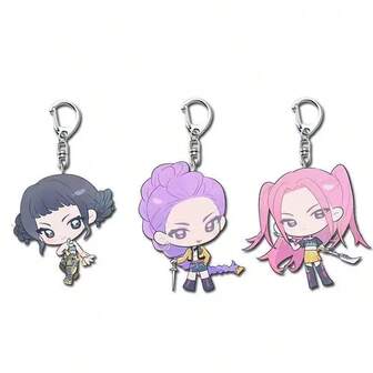 1pc Kpop Cartoon Animal Keychain, Double-Sided Acrylic Anime Keychain, Bag Accessories, Event Gifts (Slight Color Difference Due To Photography Lighting Is Normal, Actual Item Received Takes Precedence)