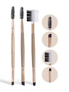 MAANGE 2pcs/3pcs/6pcs/8pcs Double Head Eyebrow Brush Set,Makeup Tools With Soft Fiber For Easy Carrying,Brush For Travel
