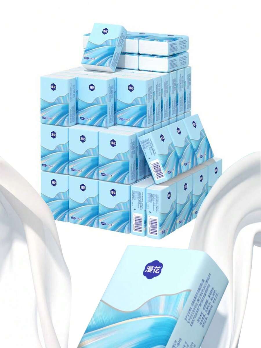 10/20/30包便携纸巾 | 旅行装迷你面巾纸 | 学生便携餐巾纸 | 大包装一次性手帕 - 彩色 - 查看 1