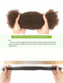 Afro Kinkys Bulk Human Hair For Dreadlock Extensions 30g/Pack Bulk Hair #4 Color Brazilian Virgin Hair - S4 - View 6