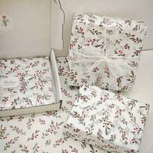 20pcs Christmas Gift Wrapping Paper, Party Decoration Art Paper, Suitable For Gift Packaging, Bouquet Packaging, Art Crafts, DIY, Packaging Bags, 4 Colors To Choose From - Multicolor - View 12