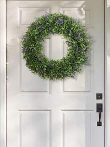Conjunto de 2 Guirlandas Artificiais de Lavanda para o Natal, 40 cm (15,74 polegadas), Plantas Artificiais, Decorações Verdes, Decorações Perenes, Adequadas para Decorações de Escolas, Dormitórios, Escritórios, Festas, Eventos, Aniversários, Decoração de Casa, Hotéis, Restaurantes, Salas de Estar, Quartos, Casamentos, Banquetes, Cozinhas e Jardins, Decorações de Natal, Decoração de Casa e Presente de Ano Novo - Verde - Ver 8