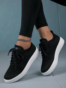 2025 New Lace-Up Mesh Sneakers, Slip-On Work Shoes, Super Lightweight Breathable Casual Walking Shoes For Autumn/Winter