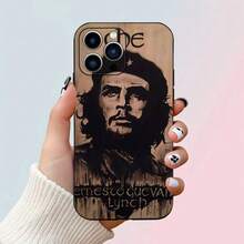 La funda de teléfono negra de TPU con temática de dibujos animados de Guevara está diseñada para iPhones, ofreciendo una excelente resistencia a los golpes y una durabilidad mejorada para la tranquilidad, compatible con iPhone 11/12/13/14/15/16 Pro. - Mezcla de colores - Ver 2