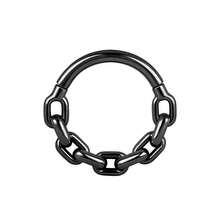 1PC 316L Surgical Stainless Steel Clip Helix Chain Nose Ring Earrings Cartilage Tragus Septum Rings Piercing Women Men Body Jewelry