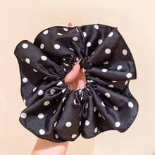 2个/1个优雅波点发圈，适合女性日常使用的头发配饰，发绳，发圈，洗脸马尾辫发饰 - 彩色 - 查看 15