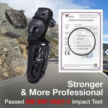 - Protector de rodilla para motocicleta, antideslizante, 2 en 1, ajustable, proteccin de rodilla de motocross, armadura de carreras - 2 negros, 2 unidades - Ver 2