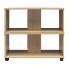 Mainstays Adjustable Side By Side Or Stacking TV Stand For TVs Up To 70 Inches, Natural