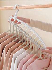 1 pièce/2 pièces/4 pièces/6 pièces Cintres de chemise gain de place, organisateurs de placard pour manteaux, cintres de garde-robe pour vêtements, conception robuste et compacte, facile à utiliser, idéal pour les dortoirs universitaires et les petits appartements