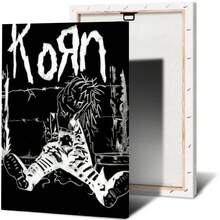 Tranh treo tường (1/3 tấm), khung tùy chọn, trang trí tường, trang trí phòng, bộ tranh áp phích ban nhạc Korn Vintage Metal, tranh nghệ thuật âm nhạc cổ điển, phù hợp cho phòng ngủ, phòng giải trí, quán bar - Tranh canvas, tranh chân dung, tranh tường Toile. - Nhiều màu - Xem 101