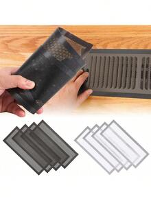 1个/4个磁性地板通风口盖，防虫防堵塞通风口过滤器，适用于家庭地板/墙壁/天花板通风口 - 彩色 - 查看 2
