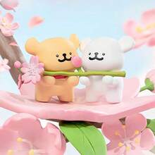 Miniso Line Puppy Romantic Cherry Blossom Series Blind Box, High-Quality PVC Material, Exquisite Outline Of Cherry Blossom Details, Filled With Spring Atmosphere, Adorable Desktop Ornament(1 PC,Random Delivery) - Multicolor - View 5