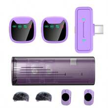 HITOZON Mini Professional Wireless Lavalier Microphone With Charging Case, Compatible With IPad, Android Devices | Smart Noise Cancellation, Status Display, Magnetic Rotatable Clip, Long Battery Life | Suitable For Video Recording, Vlogging, Teaching, Interviews, Podcasts, Etc. - One Size - View 14