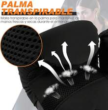 Unisex, guantes de entrenamiento de boxeo con protector bucal incluido - adecuados para boxeo, artes marciales mixtas, kickboxing y MMA, con función de absorción de impactos. - Negro mate - Ver 2