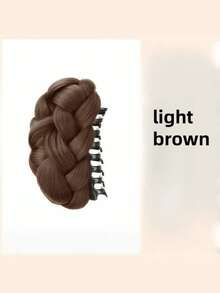 1 Piece Knitted Hair Claws For Women, High-Temperature Fiber, Party Clothing Accessories Fall Hair Accessories Autumn Hair Clips Fashion Claw Clips Elegant Hair Clutch Clips For Hair Winter For Vacation Outfits Woman - Multicolor - View 6