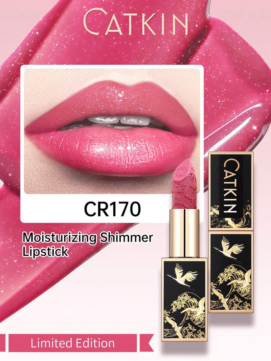 Catkin Rouge Carving Matte Lipstick, Waterproof Long-Lasting Satin Moisturizing Smooth Lipstick, Limited Edition CP170 - CP170 (Limited Edition) - View 1