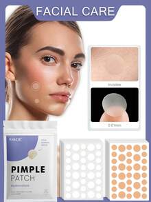 360片/144片肤色透明疤痕遮盖贴，水胶体材质，温和无刺激，无酒精，遮瑕