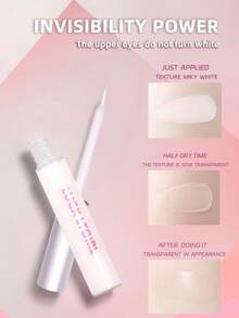 5 ml Colla per ciglie, trasparente e resistente dopo l'asciugatura, strumenti per ciglie finte per uso quotidiano, set facile da trasportare per i viaggi