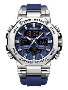 Foxbox Men's Casual Digital Watches For Outdoor & Daily Wear - Blue - View 11