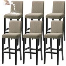 吧台凳套，弹性腰带吧台椅套，适用于吧台高度 - 多色 - 查看 13