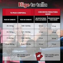 Guantes de Boxeo, Guantes de Artes Marciales Mixtas, Guantes de Boxeo Unisex, Guantes de Entrenamiento de Boxeo, Guantes de Sanda, Guantes de Sparring, Guantes de Muay Thai - Negro - Ver 5