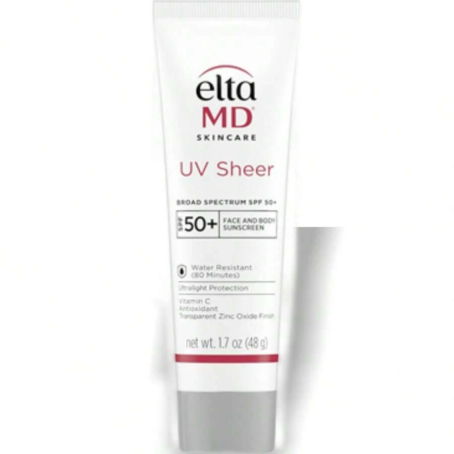 EltaMD UV Sheer Water-Resistant Facial Sunscreen SPF 50+ 1.7oz/48g - Multicolor - View 1