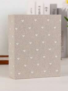 1pc 6" Red Heart Shaped Photo Album, Can Hold Up To 100pcs 6" Photos, Postcards, Memorabilia, Baby Photos Storage,Back To School,School Supplies - Multicolor - View 4