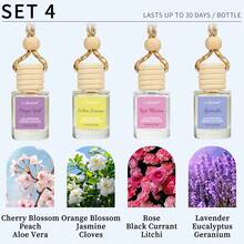 AIR FUSION 4 Pack Hanging Car Air Freshener & Diffuser | 120-Day Long-Lasting Fragrance | 17 Fragrances All Ages - bộ 4 (gói 4) - Xem 7