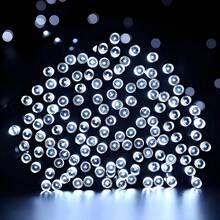 50/100/200颗LED太阳能灯串，8种模式，防水，适用于户外装饰、派对、婚礼、花园