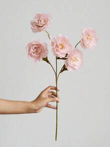 1/3/6 piezas 0.53m Flores artificiales, Plantas artificiales, Flor de loto de seda falsa de 5 cabezas con tallo largo, Flores de peonía falsas para boda, fiesta, Día de San Valentín, Día de la Madre, ceremonia, arreglo floral DIY, decoración del hogar, sala de estar, dormitorio, comedor, decoración de habitación, plantas artificiales, decoraciones para fiestas y días festivos, decoración de primavera, decoraciones de Año Nuevo