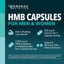HMB Capsules 2000mg - HMB Supplements For Men And Women - Calcium B-Hydroxy B-Methylbutyrate Monohydrate - 120 Capsules - Supports Muscle Protein Synthesis - Vegan, Non-GMO, Gluten Free - 40 Servings - Tên hương vịA - Xem 3