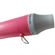 1pc 120V 300W Mini Hot Air Gun Heating Tool Suitable For Epoxy Resin, DIY, Acrylic, Roller, Embossing, Shrink Wrapping, Paint Drying, Crafts, Electronics, Removing Epoxy Cup Painting Resin Bubbles, Pink