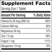 Caltrate 600 Plus D3 Plus Minerals Calcium And Vitamin D Supplement Tablets, Bone Health And Mineral Supplement For Adults - 165 Count - Flavor NameA - View 8