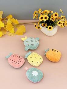 1pc Pet Supplies Cat Self-Entertainment Doll, Interactive Plush Fruit Doll, For Pet Use Only