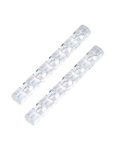 RANCAI 2pcs Nail Art Brush Holder, Pink Transparent 5-Slot Nail Art Brush Rack, Mini Portable Acrylic Stand, Nail Art Tool DIY Nail Sculpture Painting Pencil Brush Display Rack - Multicolor - View 16