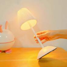 1 Stück 3-farbige, berührungsempfindliche, kabellose Lampe - skandinavischer Minimalist Stil, Helligkeit durch Langdruck einstellbar, geeignet für Schlafzimmer, Wohnzimmer, Esszimmer und Partys