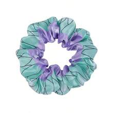 1个女士多色布艺弹力发圈，动漫风格马尾辫发圈 - 可爱大号发圈，完美生日礼物及日常使用，马尾辫发圈，发圈，橡皮筋，发绳，发圈，发绳，头饰，弹力带，美发家居饰品 - 彩色 - 查看 11