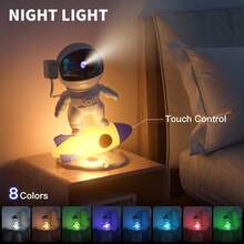 1pc 13-In-1 High Definition 4th Gen Rocket Astronaut Galaxy Projector Lamp, With Timer Function, Portable Adjustable RGB Color Night Light, Galaxy Projector Lamp For Bedroom, Aurora Projector, Gaming Room, Home Theater, Ceiling Decoration