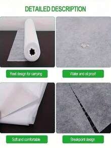 50/100 件一次性按摩床单 - 无味沙龙和水疗床单，非常适合纹身和美容护理，透气防水层，适用于按摩床、长凳和床