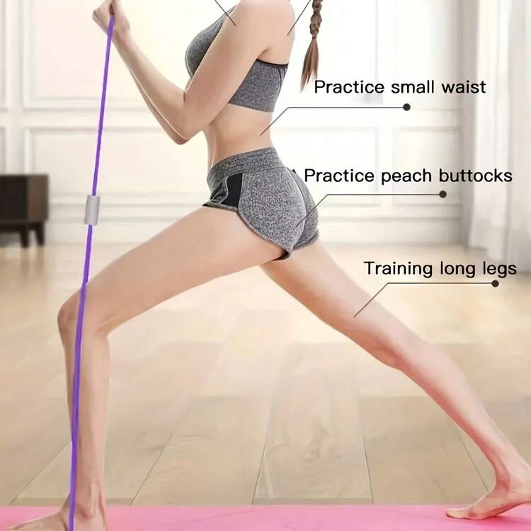 Manual Relaxation Stretching Tool, Figure-8 Resistance Bands, Yoga Fitness Chest Expander & Shoulder Opener, Non-Slip Handle Figure-8 Pull-Up Assist Bands - Multicolor - View 5
