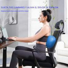 Pelota Pilates de 25cm/65cm ,Mini Pelotas de Yoga,Ball de Ejercicio Grande Antipinchazos,Pelotas para Fisioterapia Chica Antideslizante,Ideal para Entrenamiento de Equilibrio,Fuerza del Núcleo - azul - Ver 9