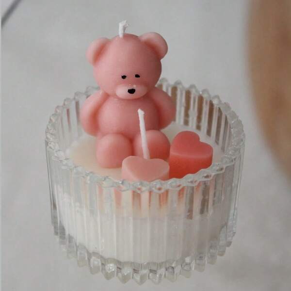 Heart-Shaped Soy Wax Scented Candle, Romantic Gift For Valentine's Day, Proposal