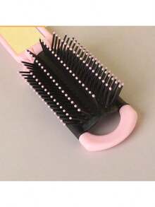 Cute Pink Heart Mini Hair Styling Tool - Portable & Adorable For On - The - Go - Pink - View 2