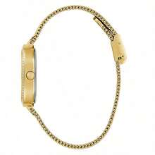 Guess Guess Ladies' Quartz Watch, Stainless Steel Strap, Stainless Steel Case, Waterproof Quartz Movement, Suitable For Daily Gatherings And Other Occasions GW0354L4