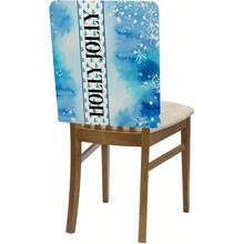 1pc/4pcs/24pcs Christmas Tree Pattern Removable Washable Chair Covers, Suitable For Home, Restaurant, Living Room, Kitchen Decoration In Winter - Multicolor - View 7