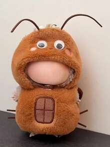 拉布布衣服 17厘米配饰套装 拉布布可爱衣服 装扮动物风格服装（无娃娃）更适合坐着