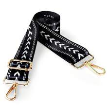 Wide Nylon Crossbody Replacement Straps For Women's Purses, Machine Washable - Multicolor - View 3